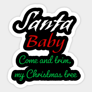 Santa Baby Sticker